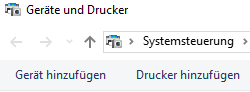 Drucker hinzufügen